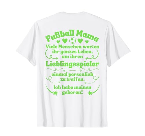 Fußball Mama Lieblingsspieler gefunden Spieler Mama T-Shirt von Spieler Mama Fussball Mama Lieblingsspieler
