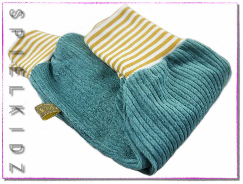 Breitcord Pumphose Helles Petrol Babyhose Senfgelb Cordhose von Spielkidz