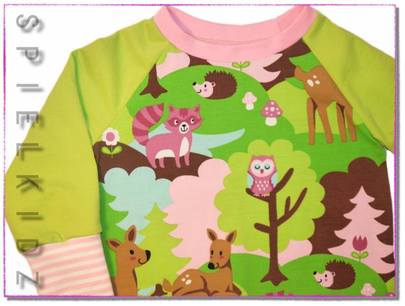 Langarmshirt Pullover Shirt Waldfreunde Mädchen von Spielkidz