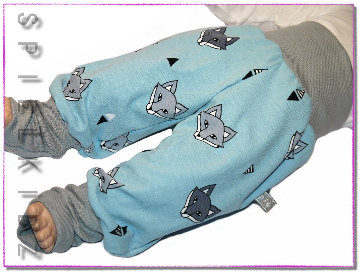 Mitwachshose Pumphose Kinderhose Fuchs Babyhose von Spielkidz