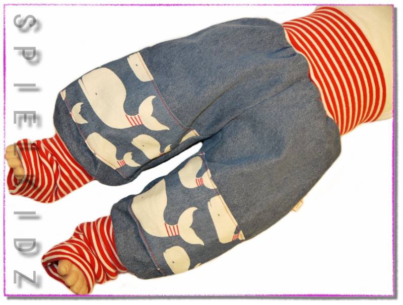 Pumphose Mitwachshose Jeans Kinder Wale Mit Wunschbündchen von Spielkidz