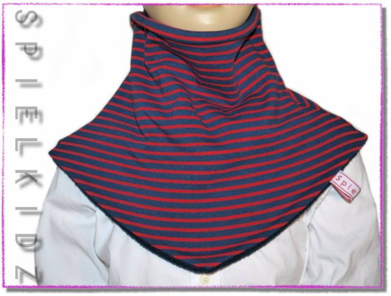 Schlupfschal Viele Ringelfarben Halssocke Loop Fleece von Spielkidz