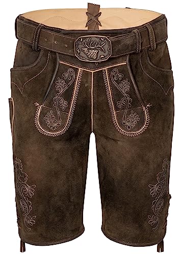 Spieth&Wenky Herren Lederhose Waldkraiburg mit Geldbörsentasche von Spieth & Wensky