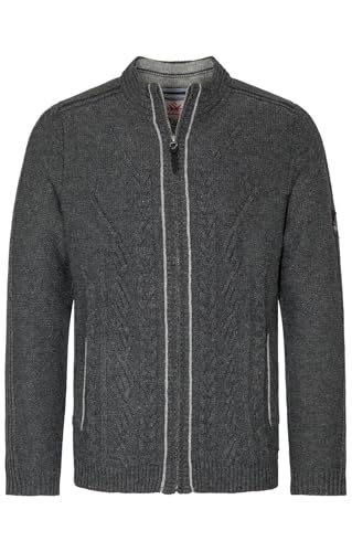 Spieth & Wensky Herren Strickjacke WADIM grau L von Spieth & Wensky