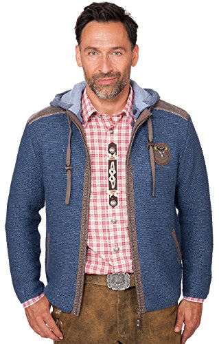 Spieth & Wensky Herren Strickjacke Dakar blau M von Spieth & Wensky