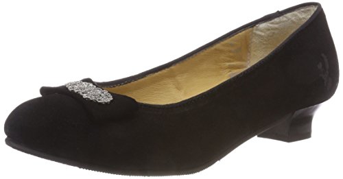 Spieth & Wensky Damen 407 D Joan Pumps, Schwarz (Schwarz 2001) von Spieth & Wensky