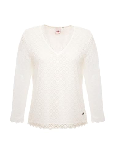 Spieth & Wensky Damen Bluse Eva Offwhite 40 von Spieth & Wensky