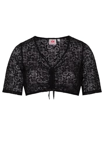 Spieth & Wensky - Damen Dirndlbluse, Duft (420100-1189), Größe:42, Farbe:Schwarz (2001) von Spieth & Wensky