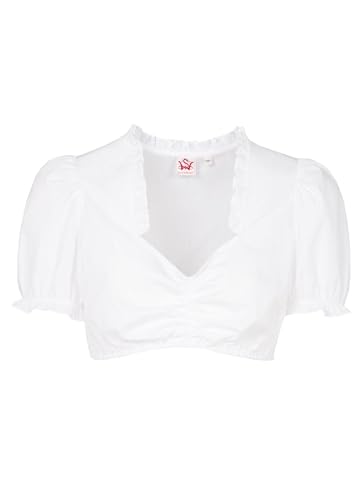 Spieth&Wensky Damen Dirndlbluse Gallen mit Rüschen von Spieth & Wensky