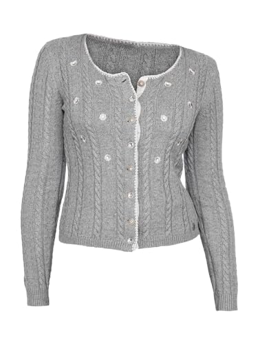 Spieth & Wensky Damen Strickjacke Anne Mittelgrau XXL Spieth & Wensky Damen Strickjacke Anne Mittelgrau XXL von Spieth & Wensky