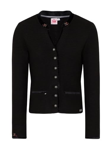 Spieth & Wensky Damen Strickjacke Malta schwarz XXL von Spieth & Wensky