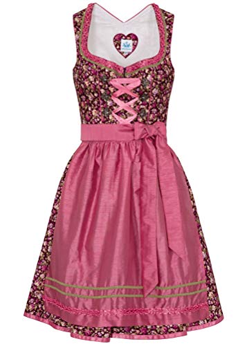 Spieth & Wensky - Damen Trachten Dirndl, Napaia-Dirndl kurz (342141-1014), Größe:32, Farbe:Beere (2541) von Spieth & Wensky