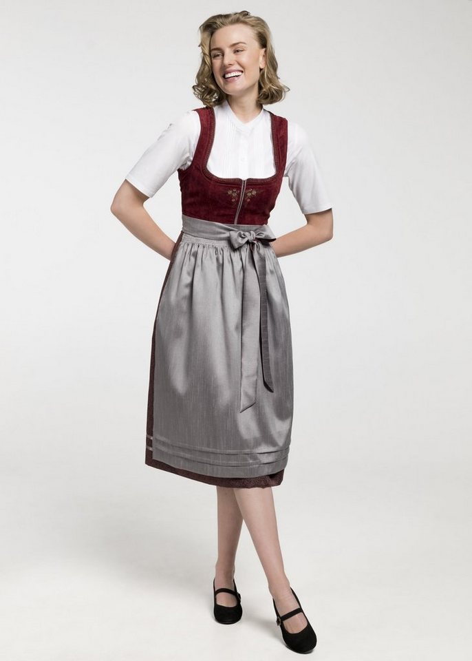 Spieth & Wensky Dirndl Beatrice (1-tlg) mit eleganter Stickerei vorn von Spieth & Wensky