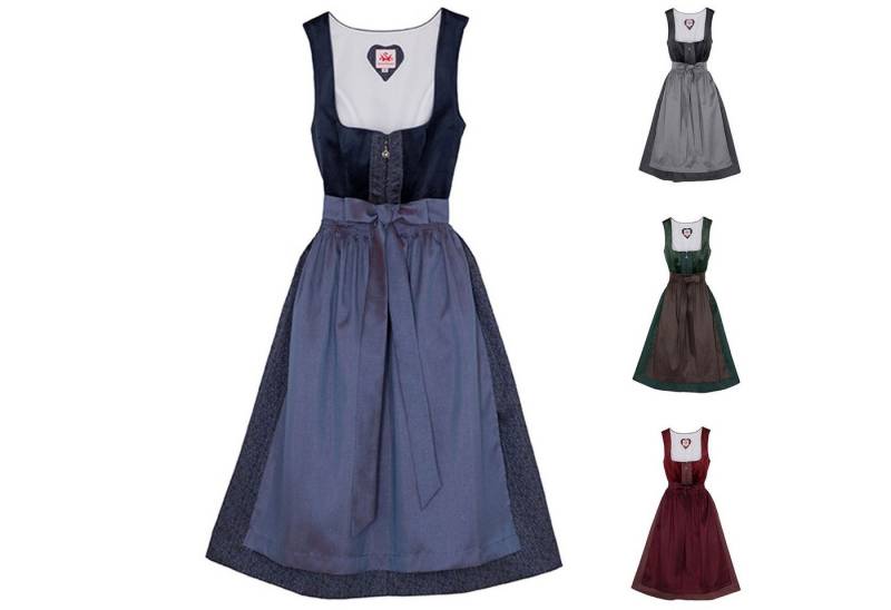 Spieth & Wensky Dirndl Buchsbaum Drindl Buchsbaum 2-teiliges Midi-Dirndl Kleid Dirndl Trachtenkleid von Spieth & Wensky