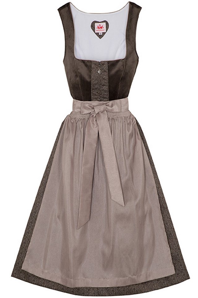Spieth & Wensky Dirndl Buchsbaum Drindl Buchsbaum 2-teiliges Midi-Dirndl Kleid Dirndl Trachtenkleid von Spieth & Wensky