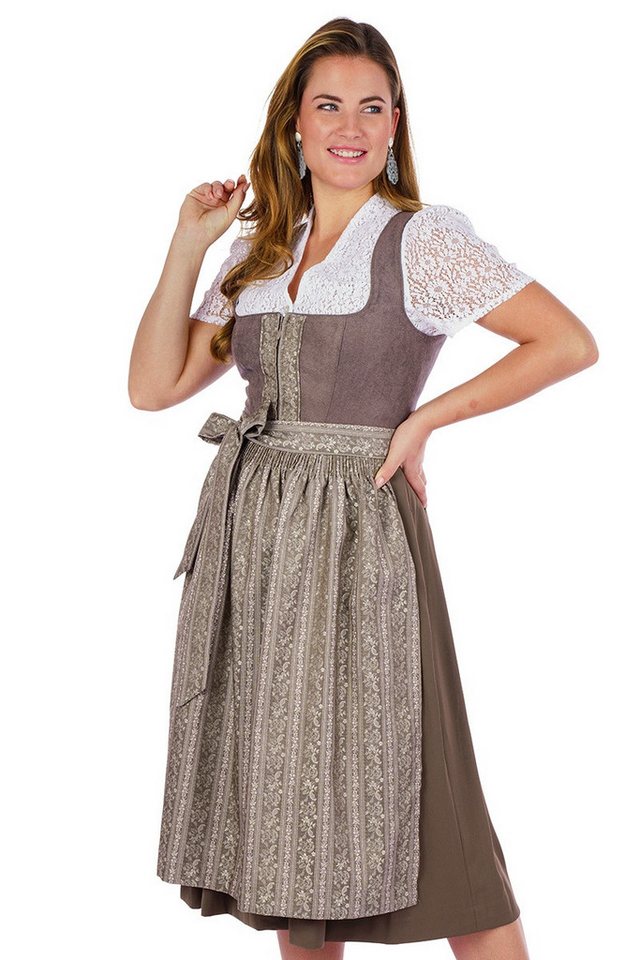 Spieth & Wensky Dirndl Cord Dirndl 2tlg. - ASMARA - taupe/nuss Spieth & Wensky Dirndl Cord Dirndl 2tlg. - ASMARA - taupe/nuss von Spieth & Wensky