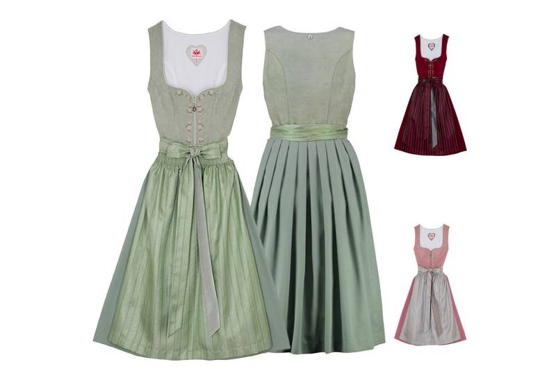 Spieth & Wensky Dirndl Daria Dirndl Dirndl Daria Midi-Dirndl Kleid 2-teiliges Trachtenkleid von Spieth & Wensky