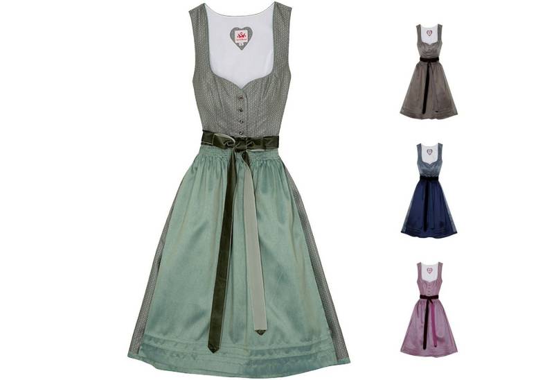 Spieth & Wensky Dirndl Deich Dirndl Dirndl Deich Lange-Dirndl Kleid 2-teiliges Trachtenkleid von Spieth & Wensky