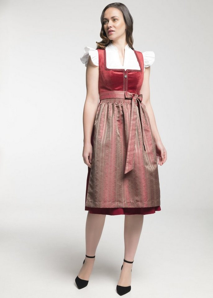 Spieth & Wensky Dirndl Diandra (1-tlg) mit Rüschenborte am Ausschnitt von Spieth & Wensky