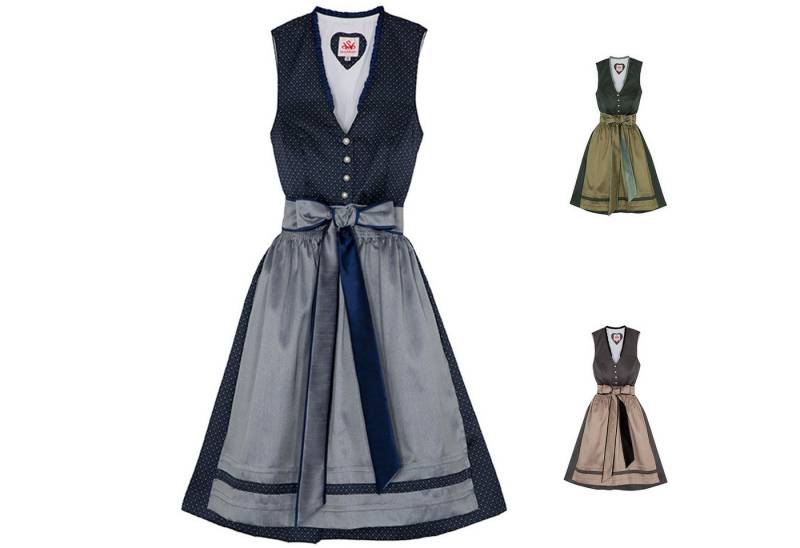 Spieth & Wensky Dirndl Dilliane Dirndl Dirndl Dilliane Midi-Dirndl Kleid 2-teiliges Trachtenkleid von Spieth & Wensky