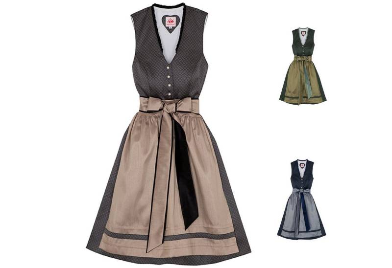 Spieth & Wensky Dirndl Dilliane Dirndl Dirndl Dilliane Midi-Dirndl Kleid 2-teiliges Trachtenkleid von Spieth & Wensky