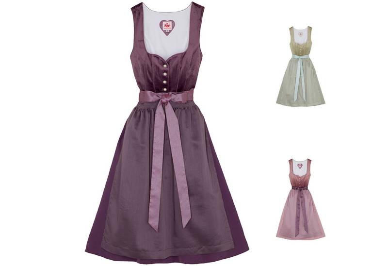 Spieth & Wensky Dirndl Düne Dirndl Dirndl Düne Midi-Dirndl Kleid 2-teiliges Trachtenkleid von Spieth & Wensky