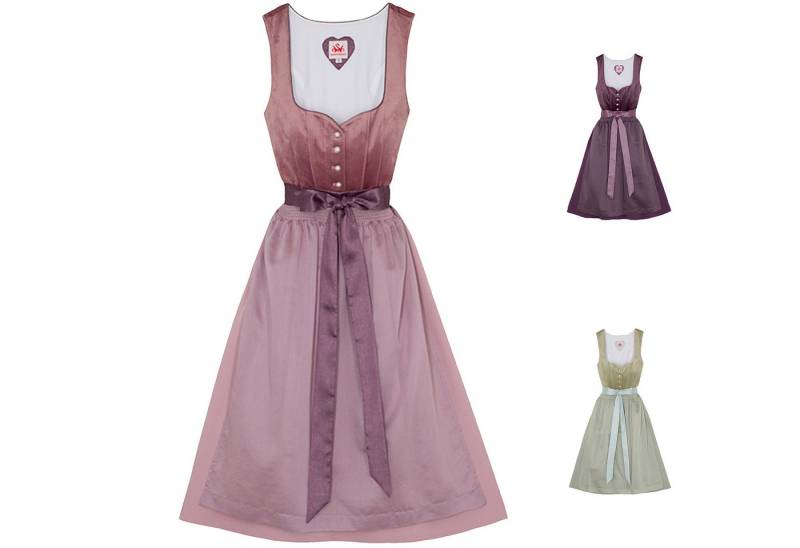 Spieth & Wensky Dirndl Düne Dirndl Dirndl Düne Midi-Dirndl Kleid 2-teiliges Trachtenkleid von Spieth & Wensky