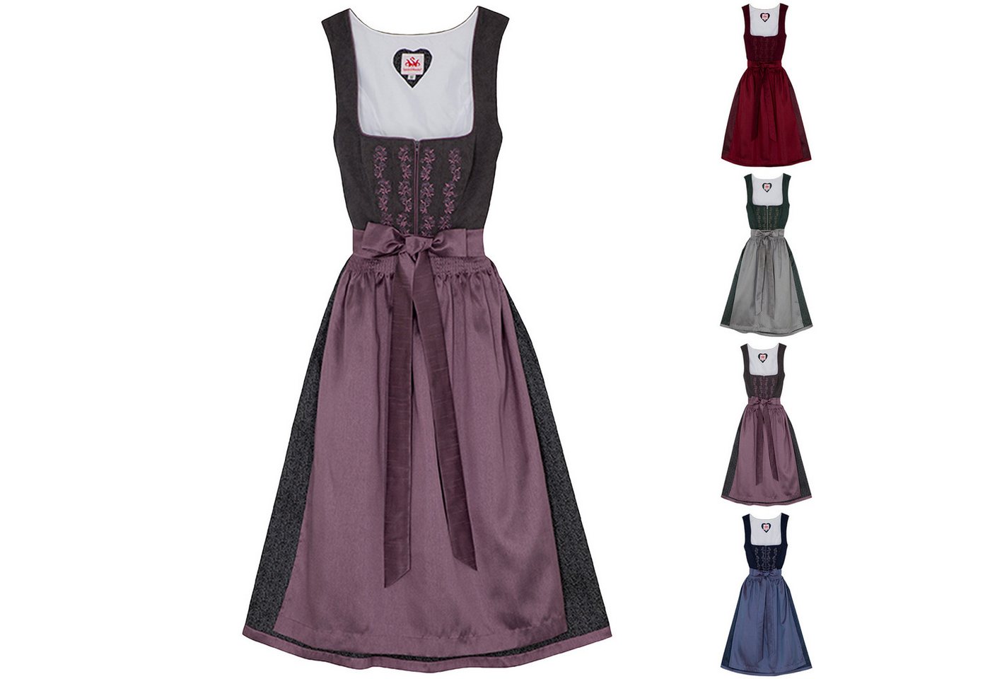 Spieth & Wensky Dirndl Ephyra-Dirndl Ephyra 2-teiliges Midi-Dirndl Kleid Dirndl Trachtenkleid Spieth & Wensky Dirndl Ephyra-Dirndl Ephyra 2-teiliges Midi-Dirndl Kleid Dirndl Trachtenkleid von Spieth & Wensky