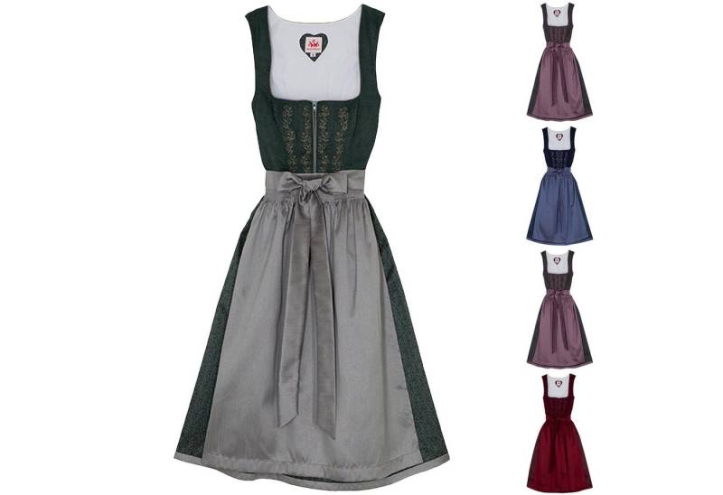 Spieth & Wensky Dirndl Ephyra-Dirndl Ephyra 2-teiliges Midi-Dirndl Kleid Dirndl Trachtenkleid von Spieth & Wensky