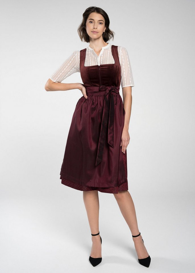 Spieth & Wensky Dirndl FCB-Enrietta-Dirndl 70cm (1-tlg) mit dekorativer Schleife von Spieth & Wensky