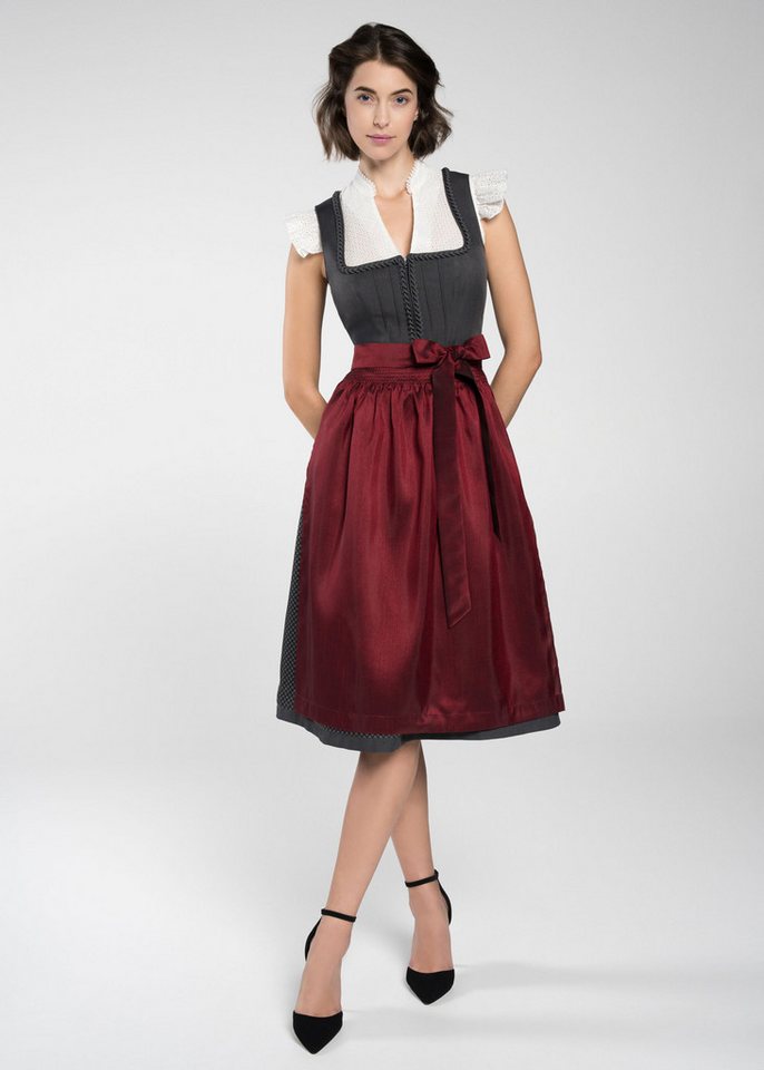 Spieth & Wensky Dirndl FCB-Garz-Dirndl 70cm (1-tlg) in Vereinsfarben und vielen Details von Spieth & Wensky