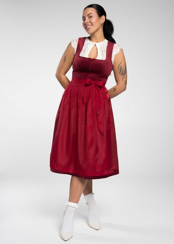 Spieth & Wensky Dirndl Foxi - Vendewaa (1-tlg) mit Samtoberteil von Spieth & Wensky