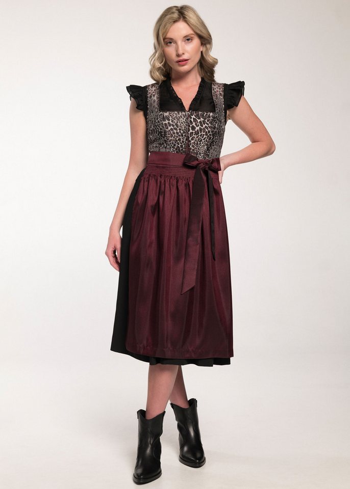 Spieth & Wensky Dirndl Gälin modernes Leo-Muster von Spieth & Wensky