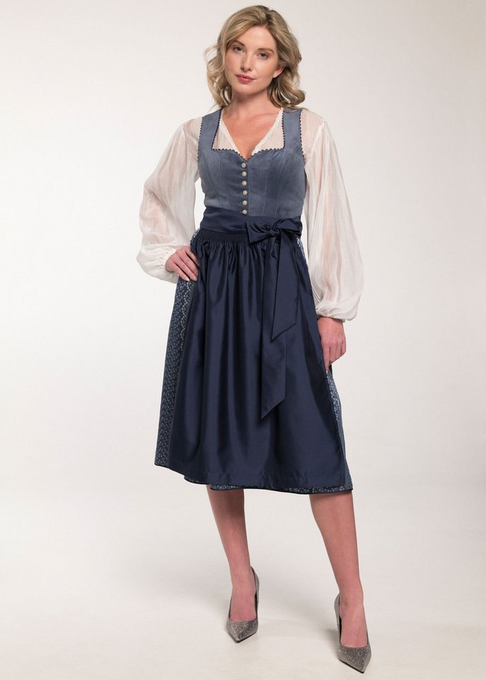 Spieth & Wensky Dirndl Giulianna (1-tlg) Samtoberteil von Spieth & Wensky