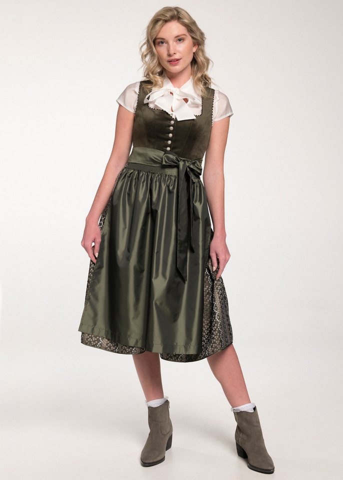 Spieth & Wensky Dirndl Giulianna (1-tlg) Samtoberteil von Spieth & Wensky