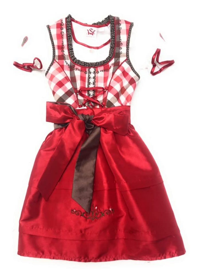 Spieth & Wensky Dirndl Kinderdirndl Samantha rot von Spieth & Wensky