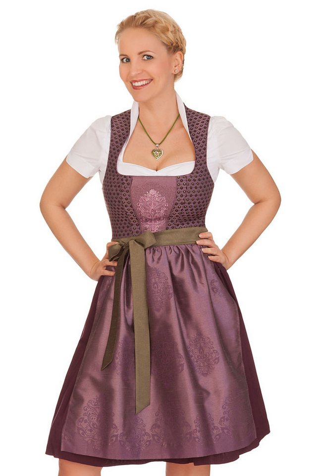 Spieth & Wensky Dirndl Midi Dirndl 2tlg. - FELLANO - malve von Spieth & Wensky