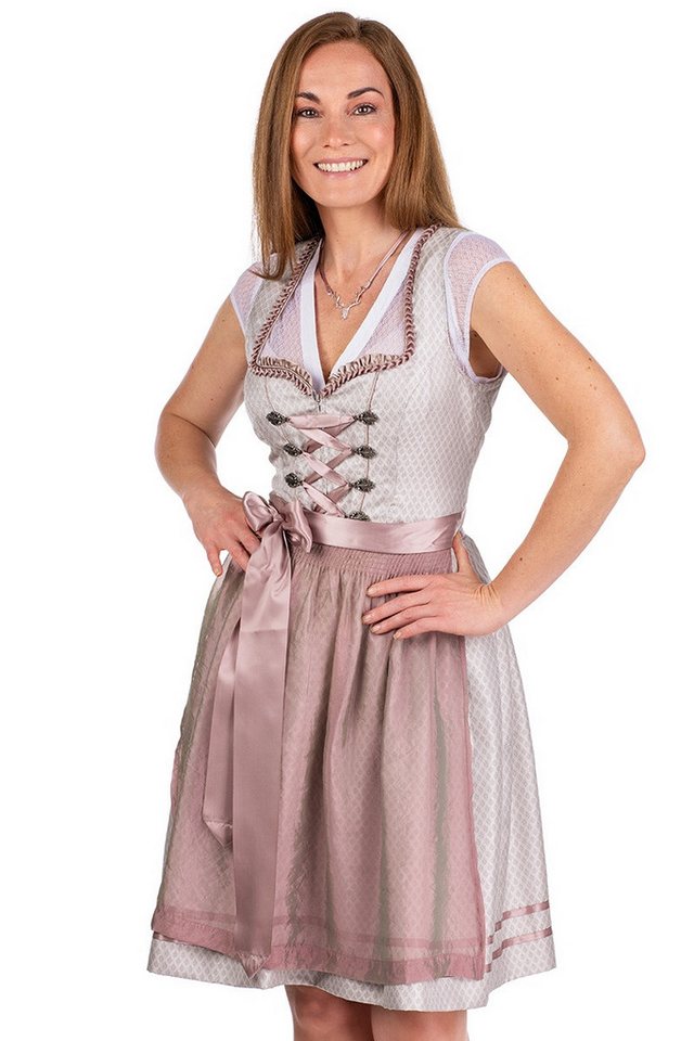 Spieth & Wensky Dirndl Mini Dirndl 2tlg. - ERCELINA - taupe light von Spieth & Wensky