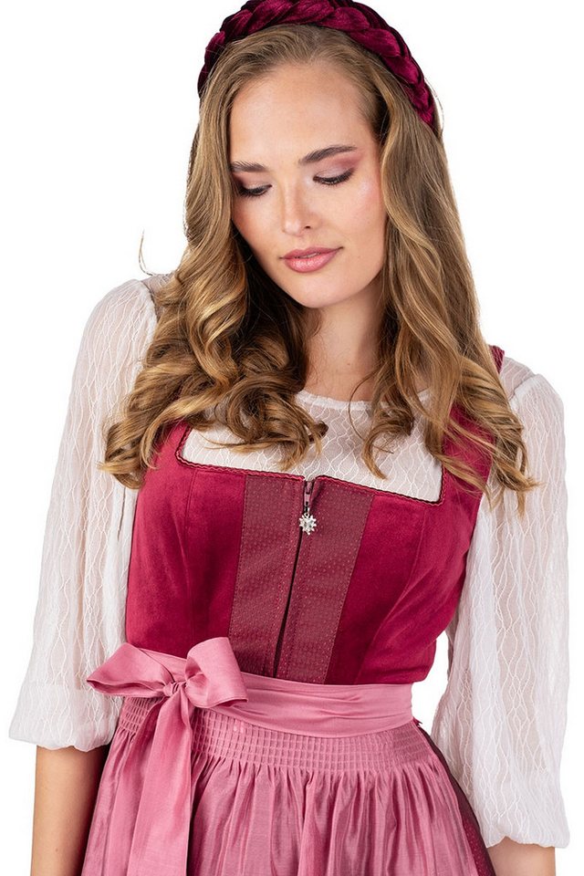 Spieth & Wensky Dirndl Samt Dirndl 2tlg. - FRANCES - rot von Spieth & Wensky