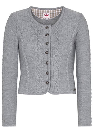 Spieth & Wensky Dirndl-Strickjacke Bonn 52 cm, mit Rundhalsausschnitt von Spieth & Wensky