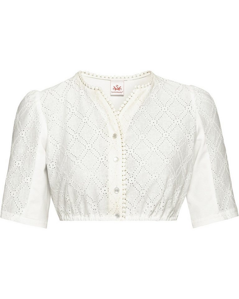 Spieth & Wensky Dirndlbluse Dirndlbluse Dattel von Spieth & Wensky