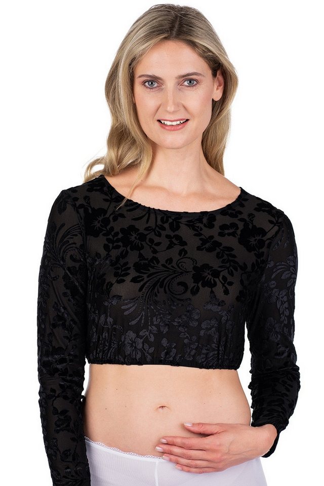 Spieth & Wensky Dirndlbluse Dirndlbluse - ELFENBLUME - schwarz Spieth & Wensky Dirndlbluse Dirndlbluse - ELFENBLUME - schwarz von Spieth & Wensky
