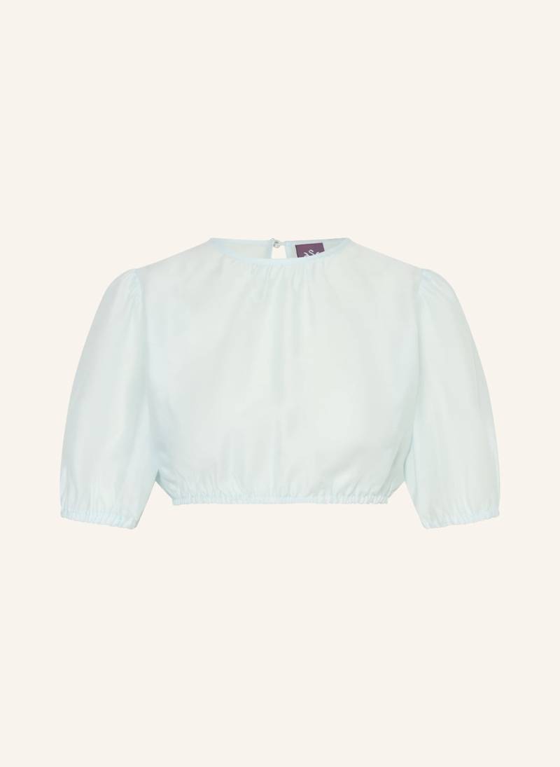 Spieth & Wensky Dirndlbluse Felda blau von Spieth & Wensky