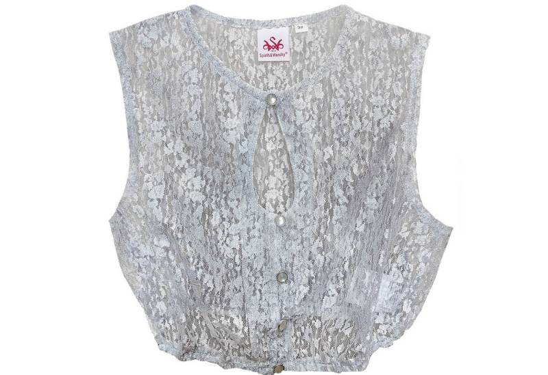 Spieth & Wensky Dirndlbluse Fjord- Dirndlbuse Dirndlbluse Fjord Kurzarm -Bluse aus Spitze von Spieth & Wensky