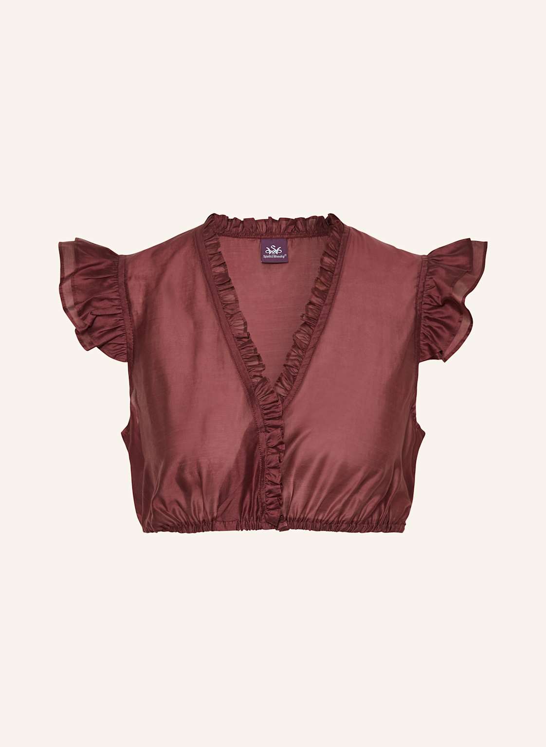 Spieth & Wensky Dirndlbluse Fran rot von Spieth & Wensky