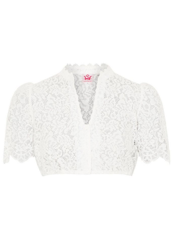 Spieth & Wensky Dirndlbluse Mellingen (1-tlg) mit Allover-Spitze von Spieth & Wensky