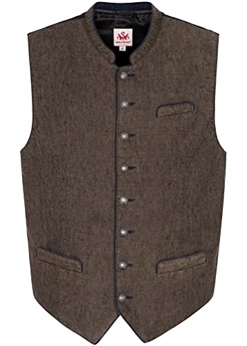 Spieth & Wensky Herren Weste PINTO taupe, 50 von Spieth & Wensky