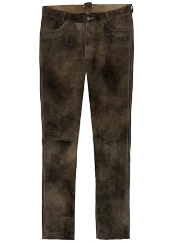Spieth & Wensky Lederhose Eros vulkan/stein - 52 von Spieth & Wensky