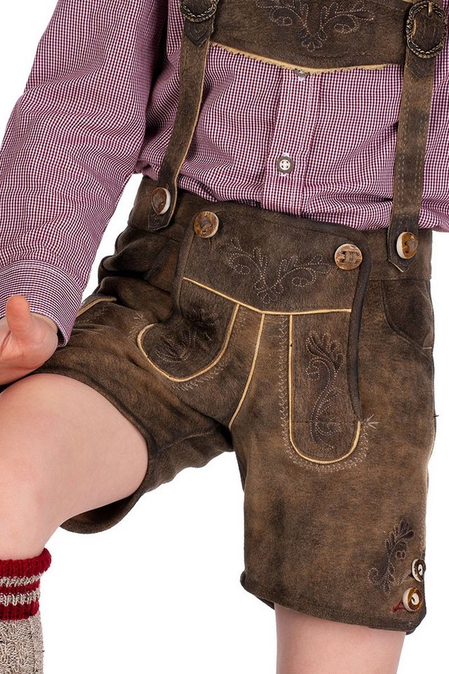 Spieth & Wensky Lederhose Lederhose Kinder FC Bayern München - TOBIAS - zeder von Spieth & Wensky