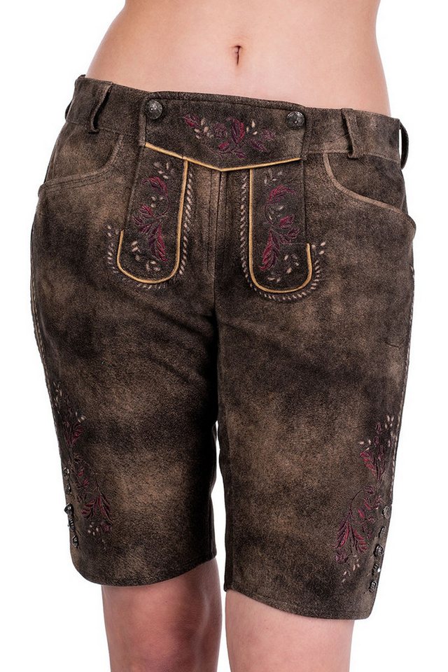 Spieth & Wensky Lederhose Trachtenlederhose Damen - EVELINE - marokko/beere Spieth & Wensky Lederhose Trachtenlederhose Damen - EVELINE - marokko/beere von Spieth & Wensky
